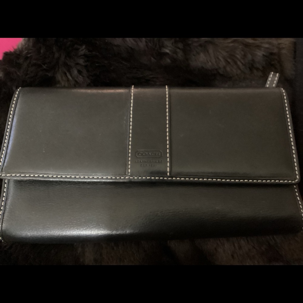 Coach leather wallet